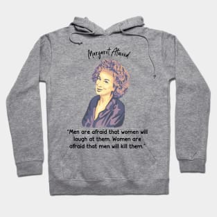 Margaret Atwood Portrait and Quote Hoodie